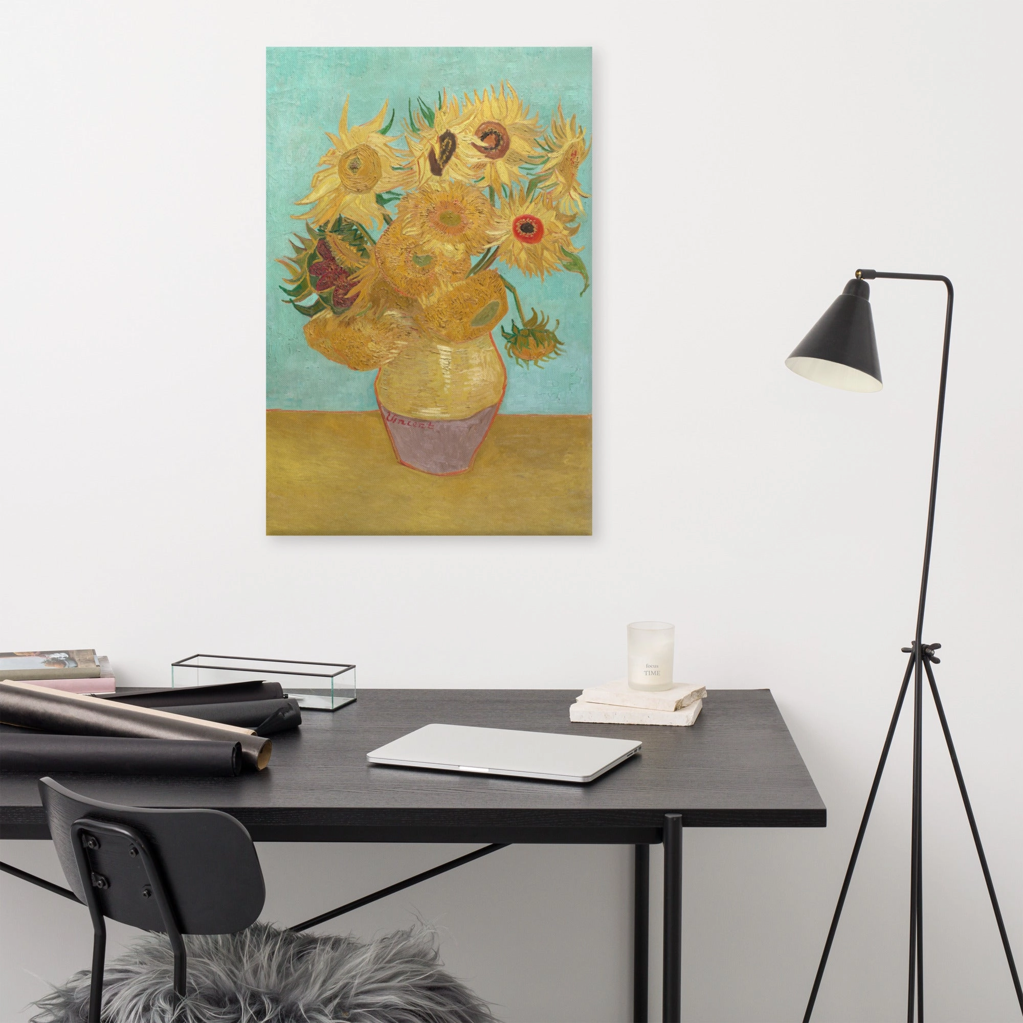 Framed canvas - Sunflowers, 1889