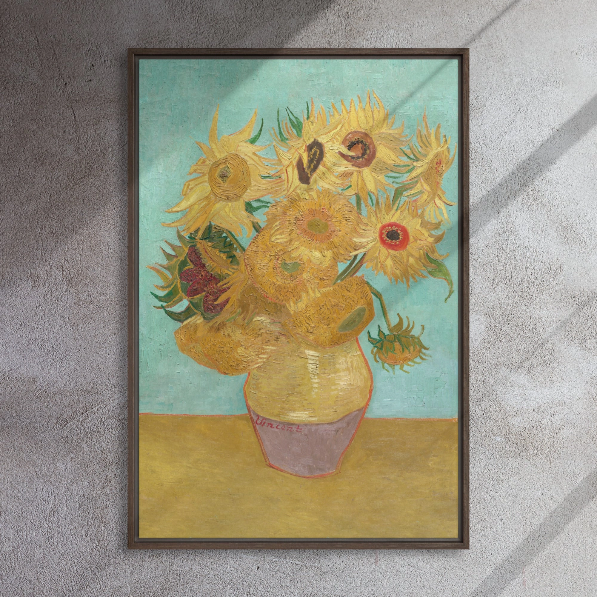 Framed canvas - Sunflowers, 1889