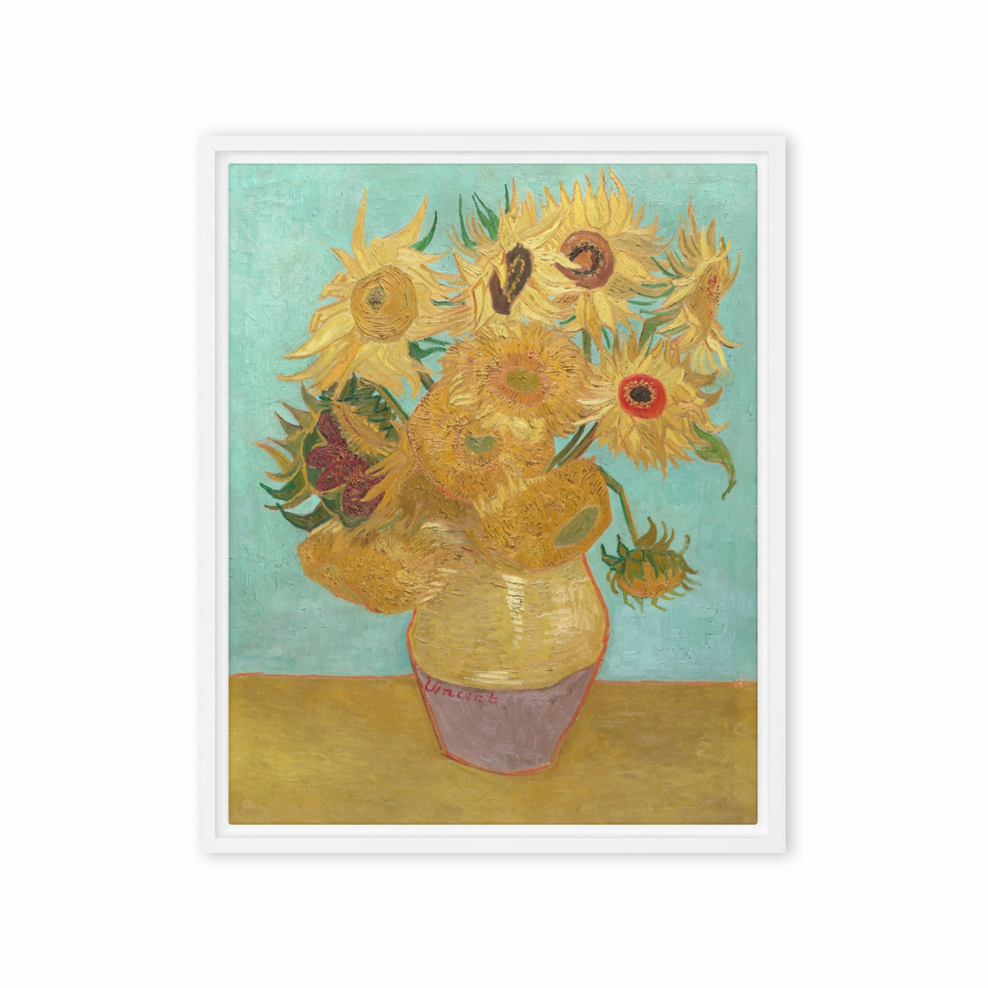 Framed canvas - Sunflowers, 1889