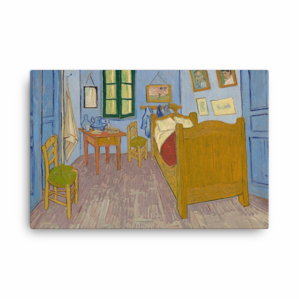 Framed Canvas - Van Gogh, The Bedroom in Arles