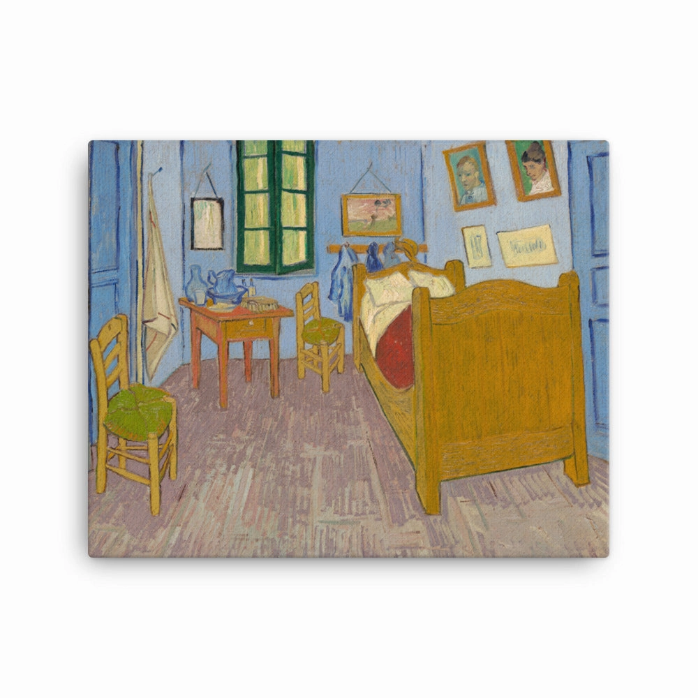 Framed Canvas - Van Gogh, The Bedroom in Arles