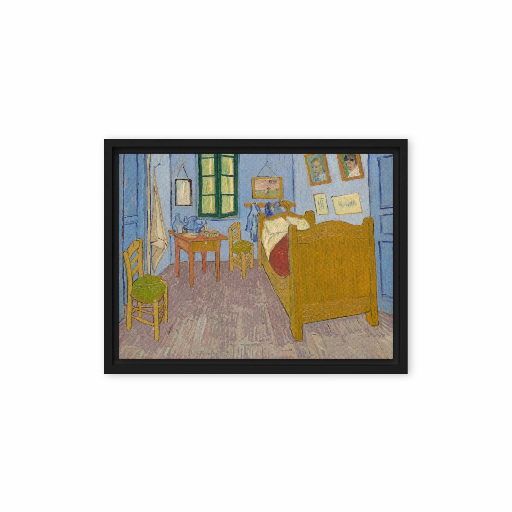 Framed Canvas - Van Gogh, The Bedroom in Arles