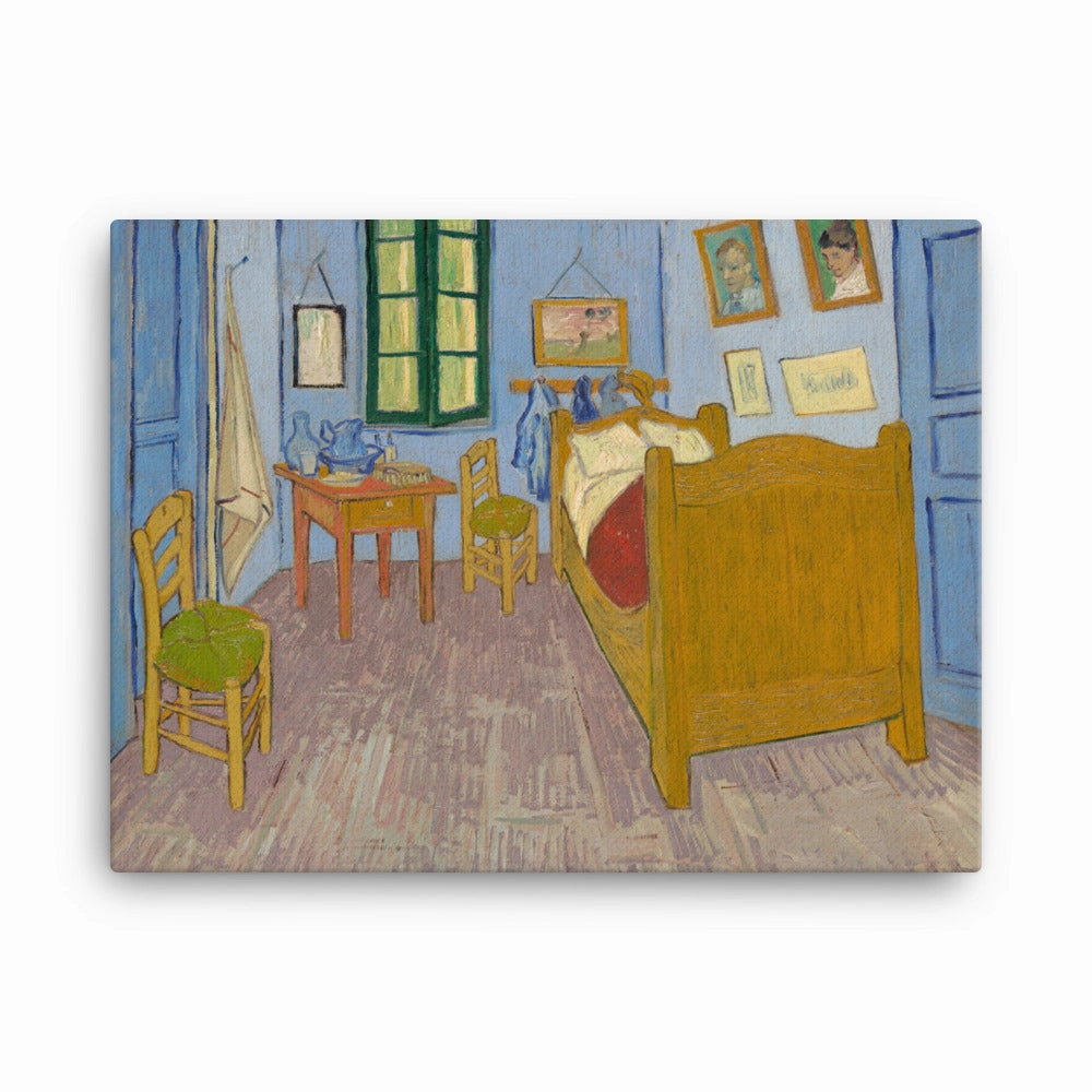 Framed Canvas - Van Gogh, The Bedroom in Arles