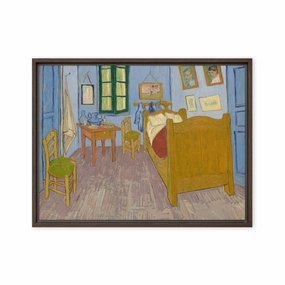Framed Canvas - Van Gogh, The Bedroom in Arles canvas mural art