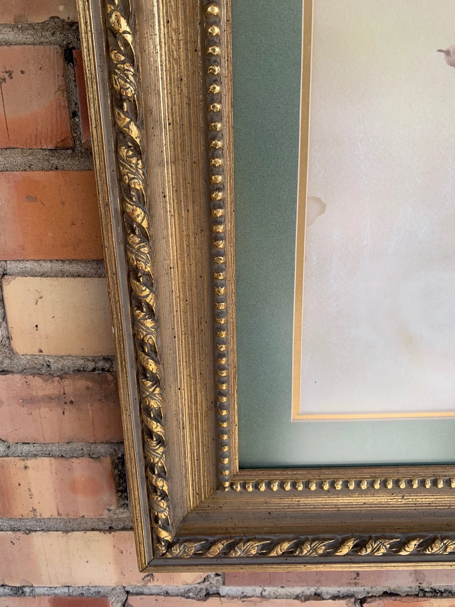 FRAMED FLORAL WATERCOLOR PRINT