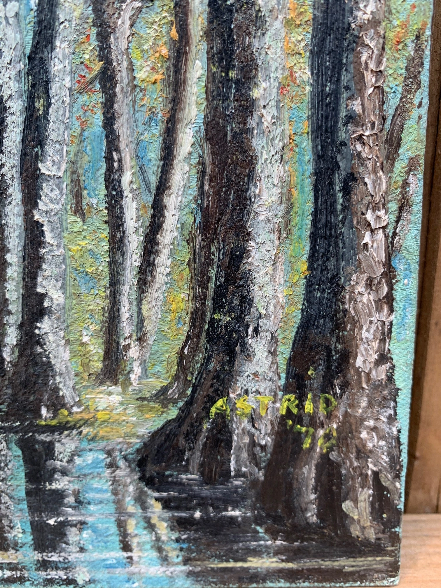 FRAMED LANDSCAPE OIL PAINTING