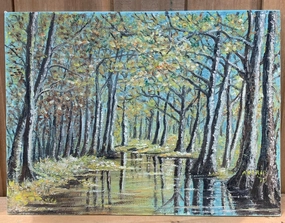 FRAMED LANDSCAPE OIL PAINTING classic mural painting
