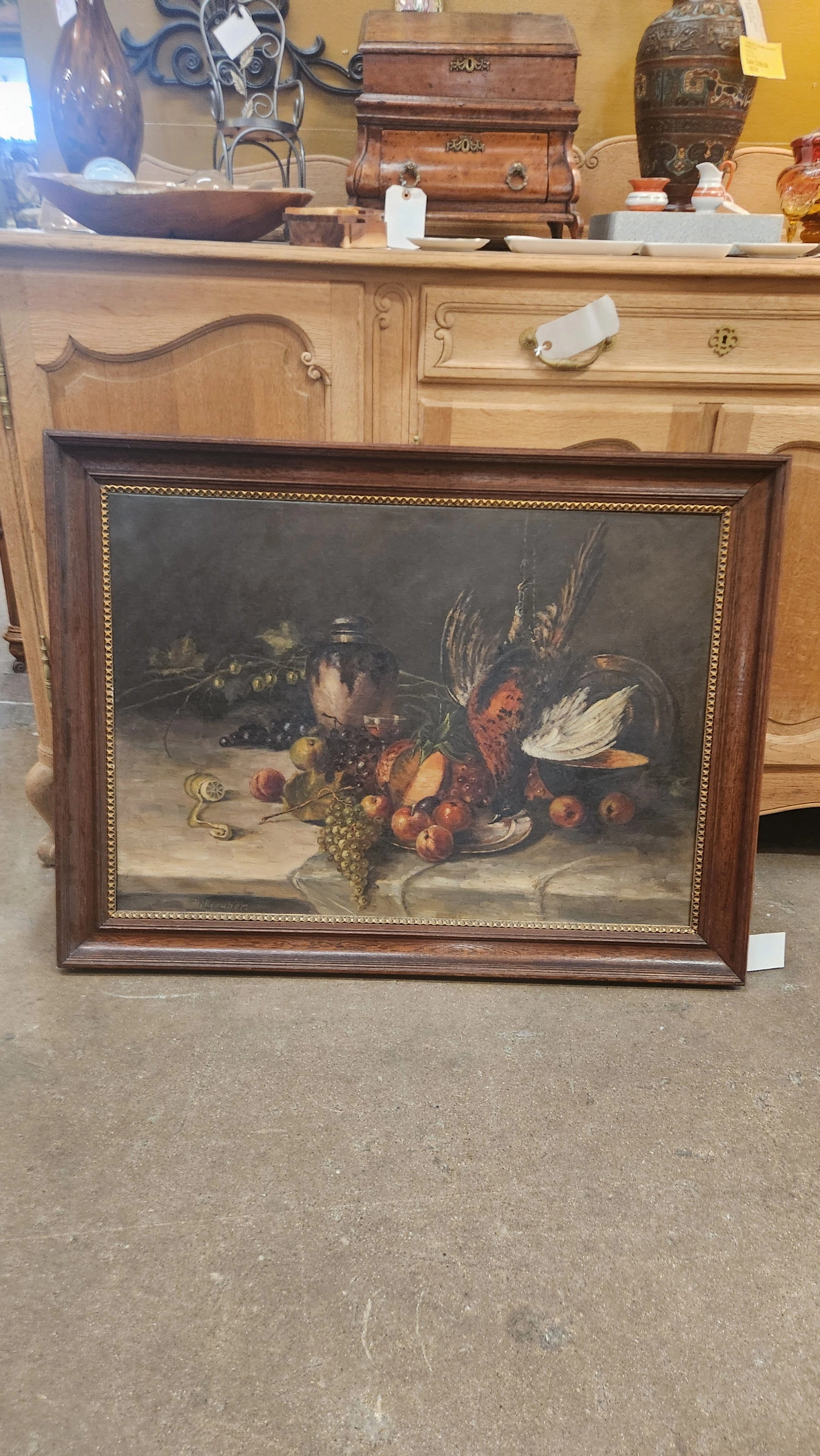 FRAMED MORT STILL LIFE OIL PAINTING classic mural painting