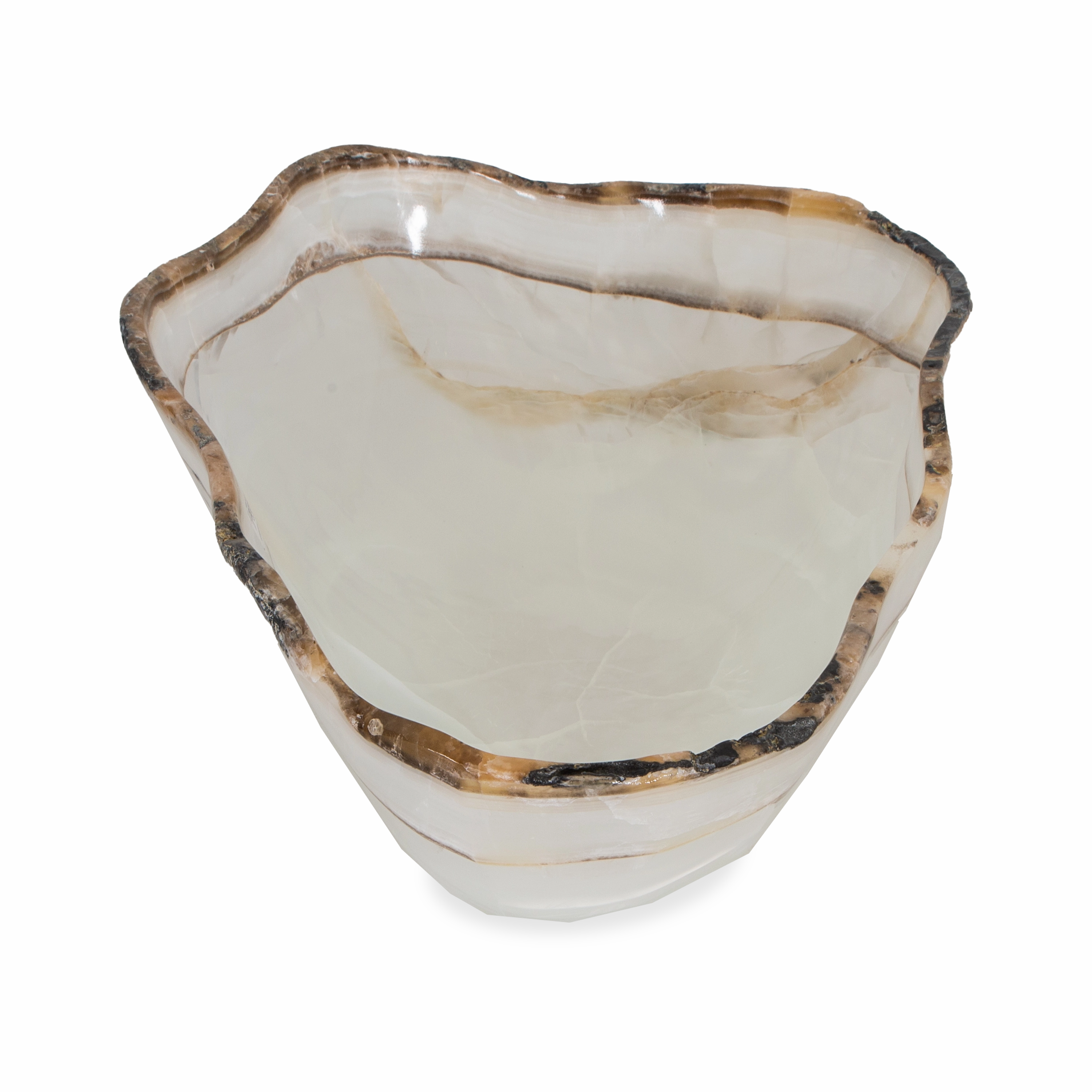 Freeform Onyx Bowl