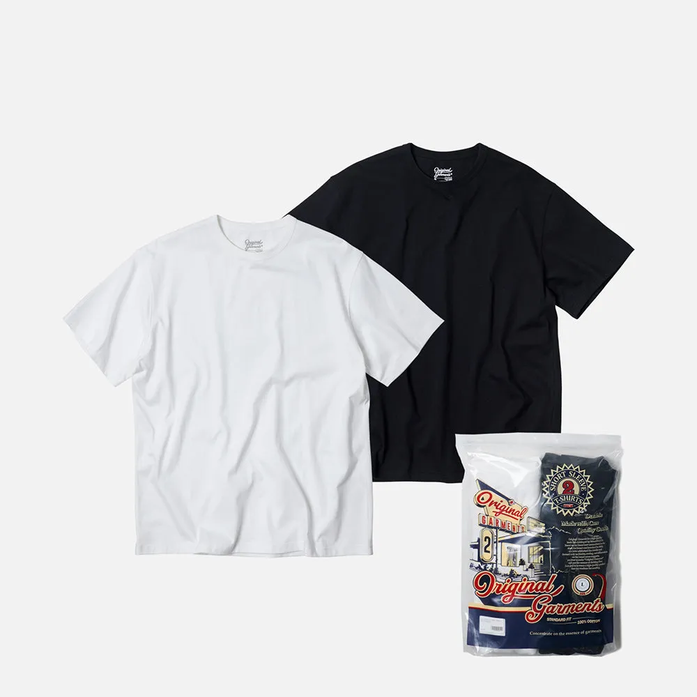 FrizmWorks OG Athletic T-Shirt 2er Pack - Weiß/Schwarz