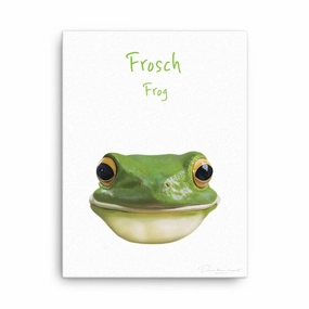 Frog - canvas canvas mural art
