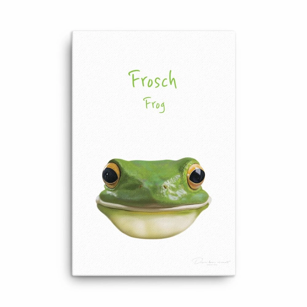 Frog - canvas