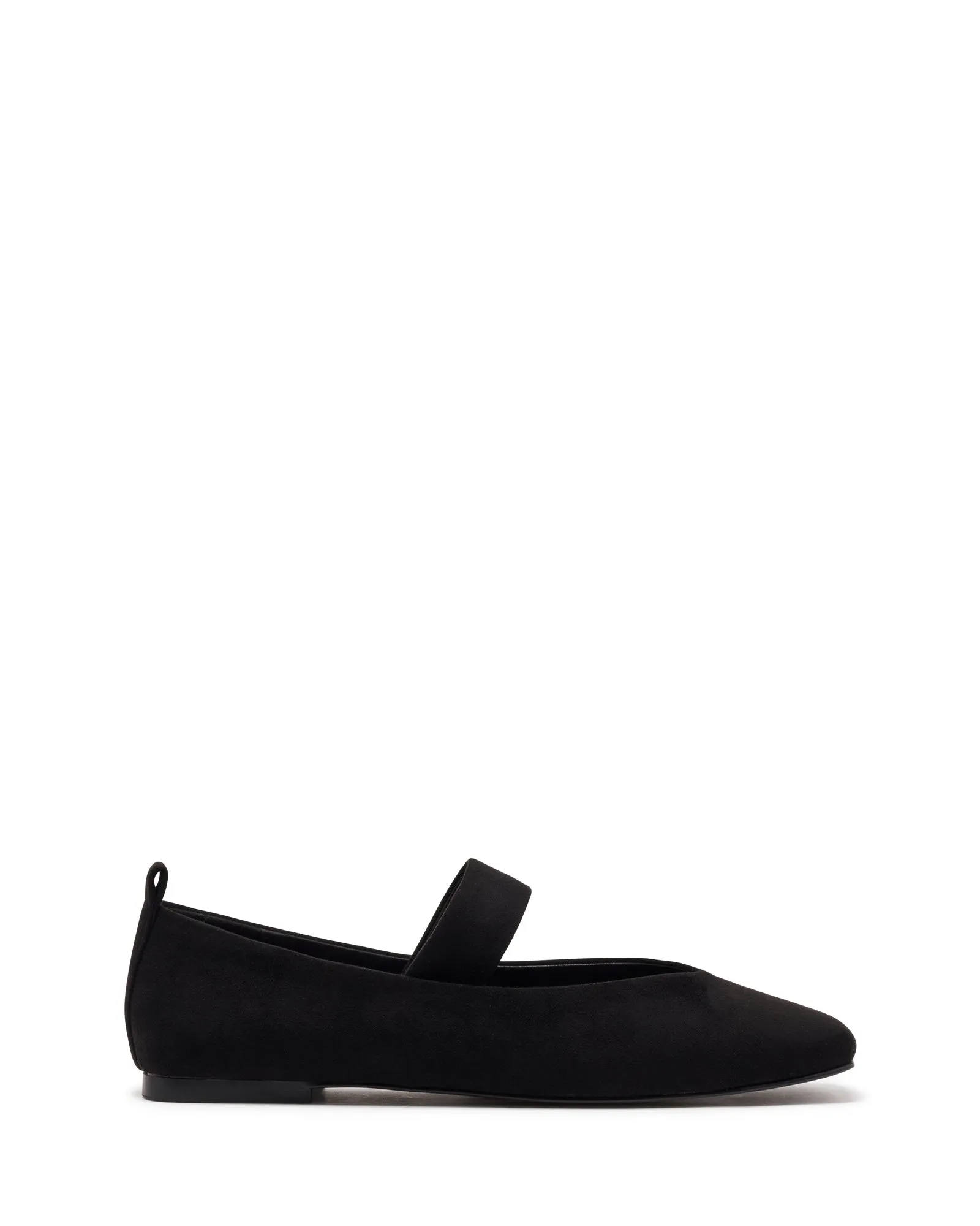 Gael Ballerina Schwarz Wildleder