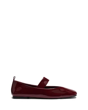 Gael Ballerina Bordeaux Lackleder