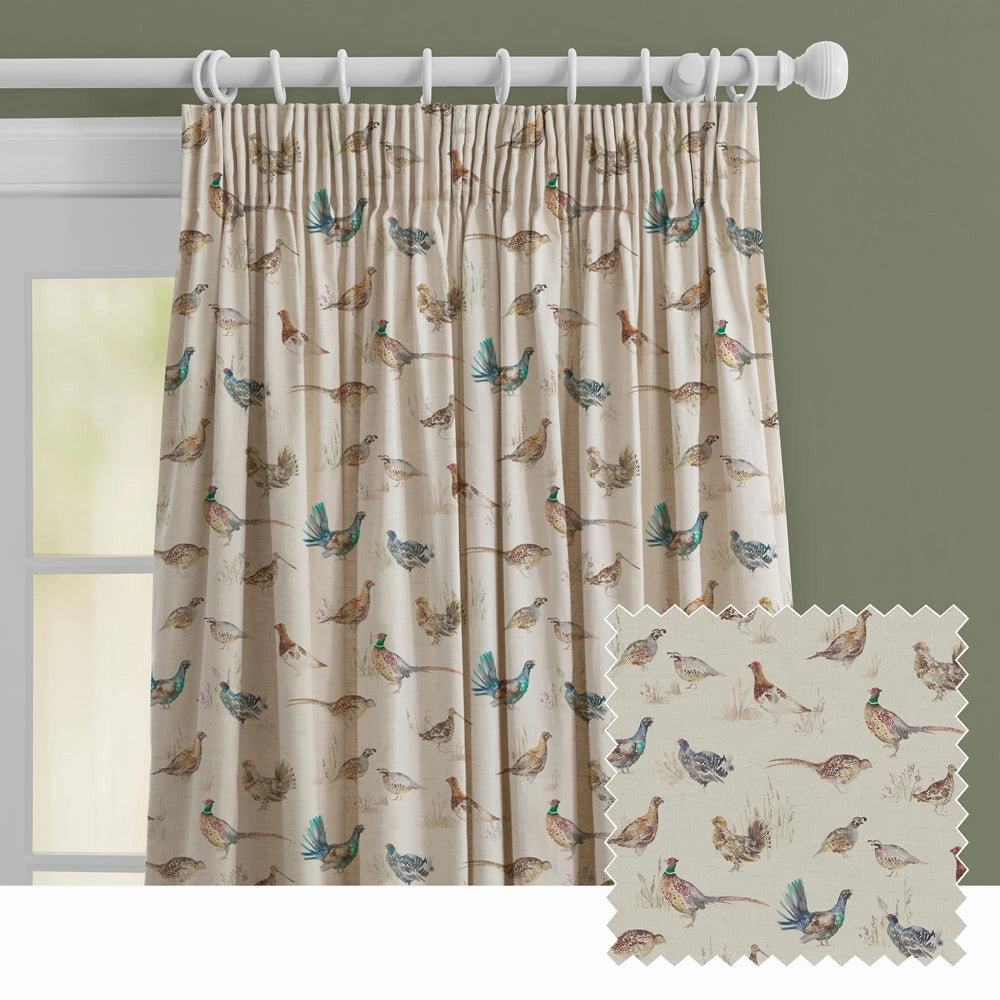 Game Birds Printed Made to Measure Curtains Mini patterned fashion rug  