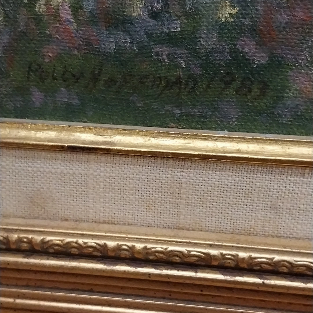 GARDEN OF THE GODS OIL PAINTING SIGNED HOFFMAN