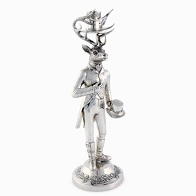 Gentleman Elk Tall Candlestick home display ornament