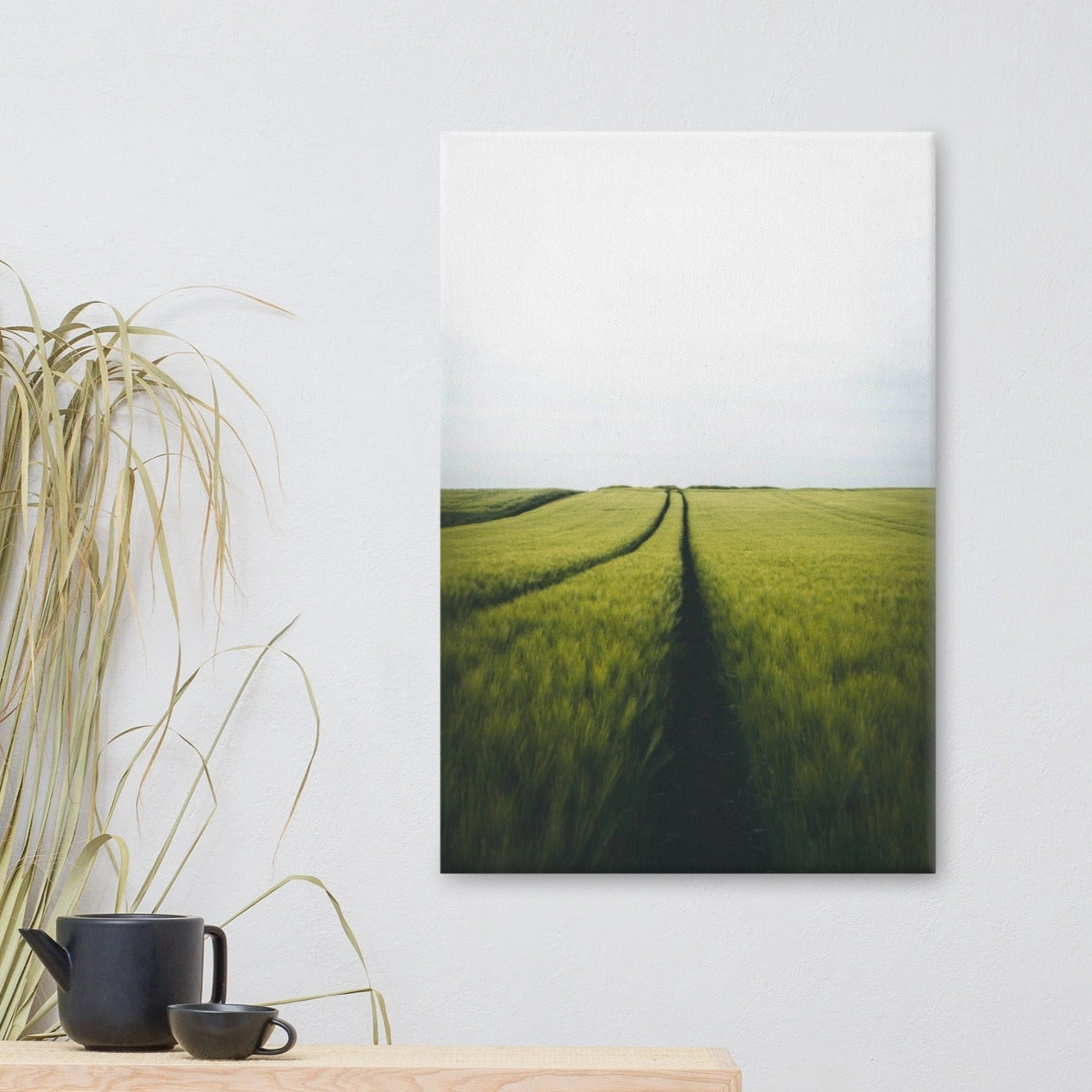 Gerstenfeld barley field - Leinwand
