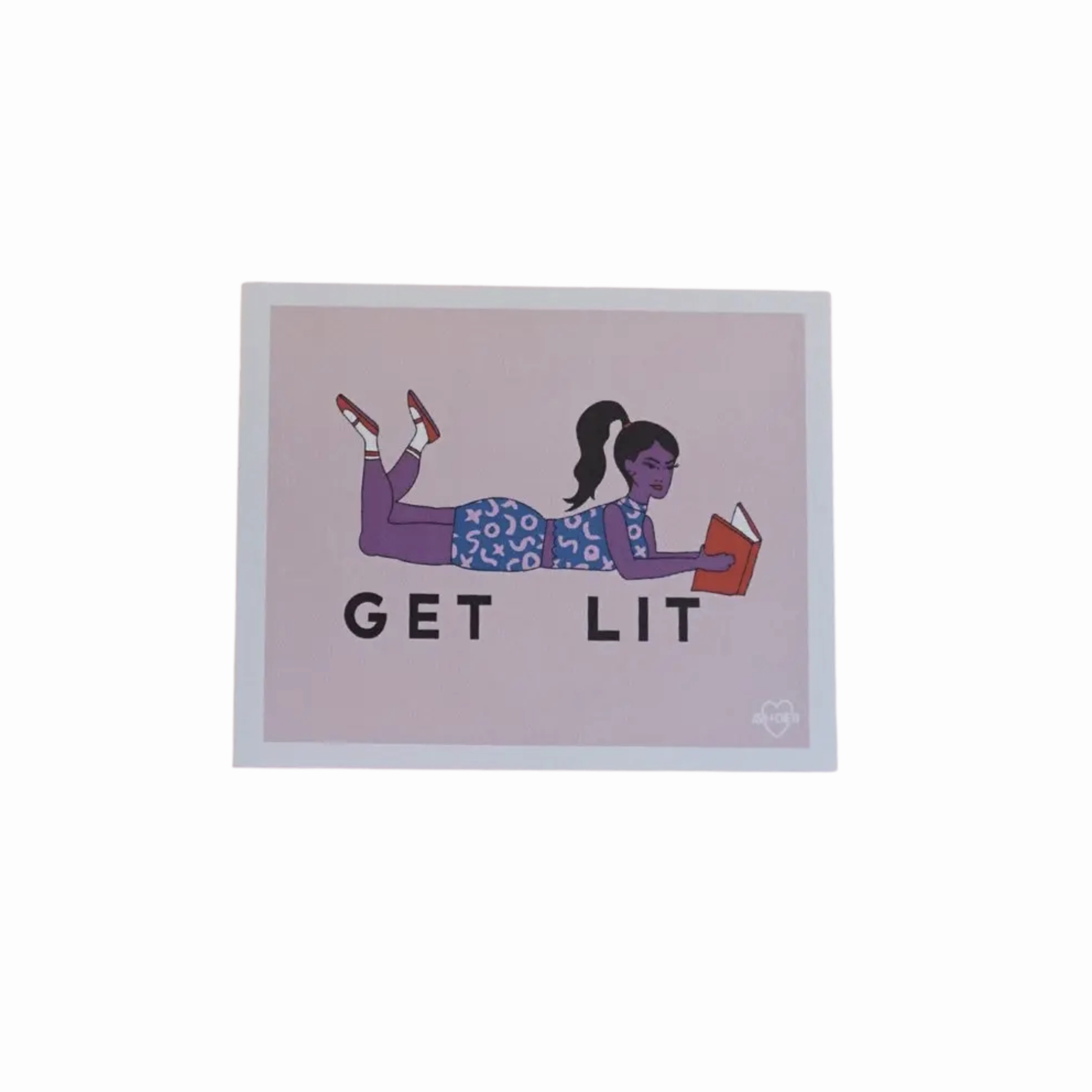 Get Lit Art Print framed wall decor