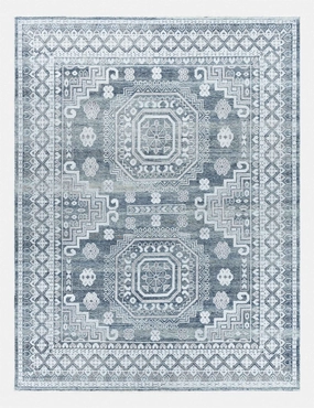 Ghobadi Hand-Knotted Wool-Blend Morrocan Style Rug trendy fashion rug