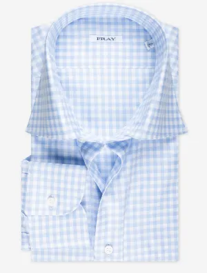 Gingham-Karohemd Blau