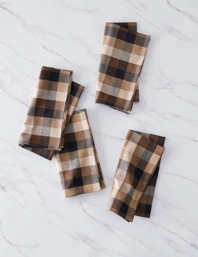 Gingham Napkins (Set of 4) by Heather Taylor Home decorative tabletop item