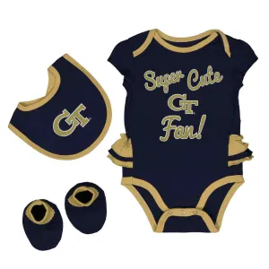 Mädchen (Kleinkind) Georgia Tech Yellow Jackets Trifecta-Set (K413JQ 54)