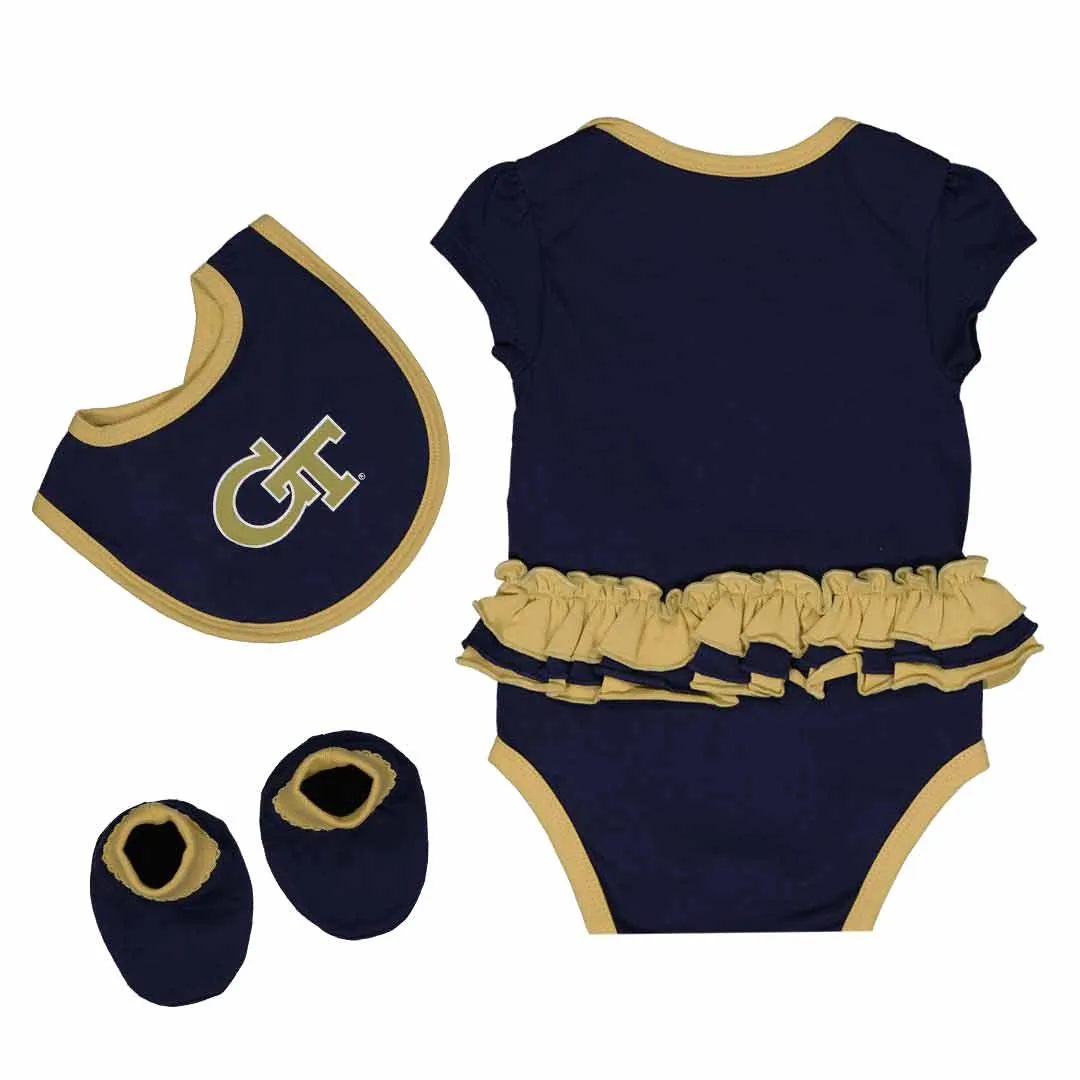 Mädchen (Kleinkind) Georgia Tech Yellow Jackets Trifecta-Set (K413JQ 54)