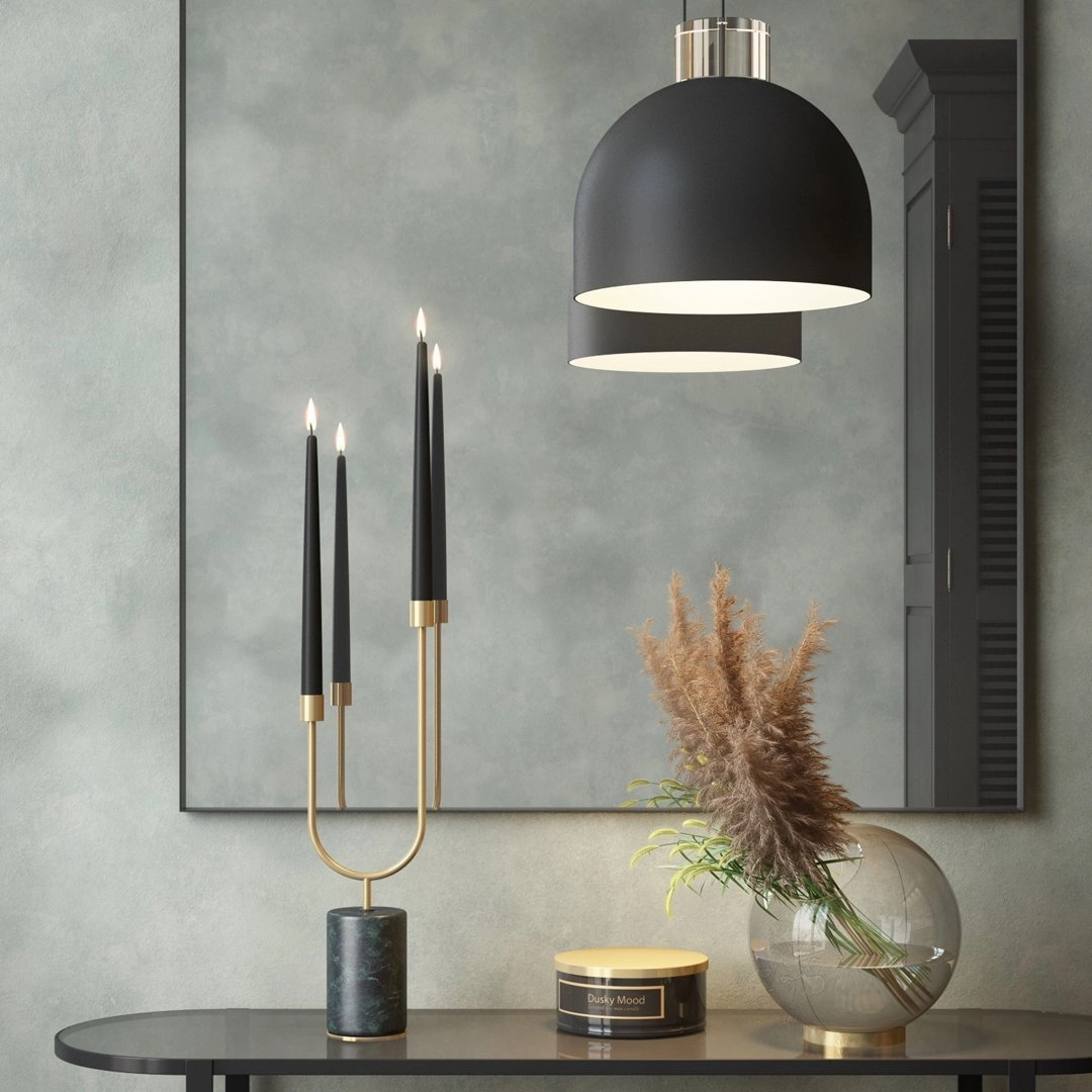 Globe Vase w/ Stand (Order Quantity: 4)