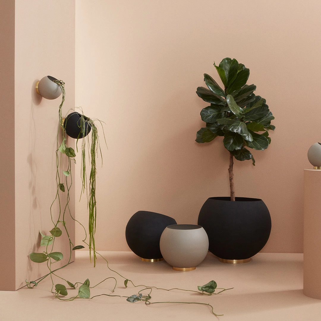 Globe Wall Flowerpot - Large (Order Quantity: 2)