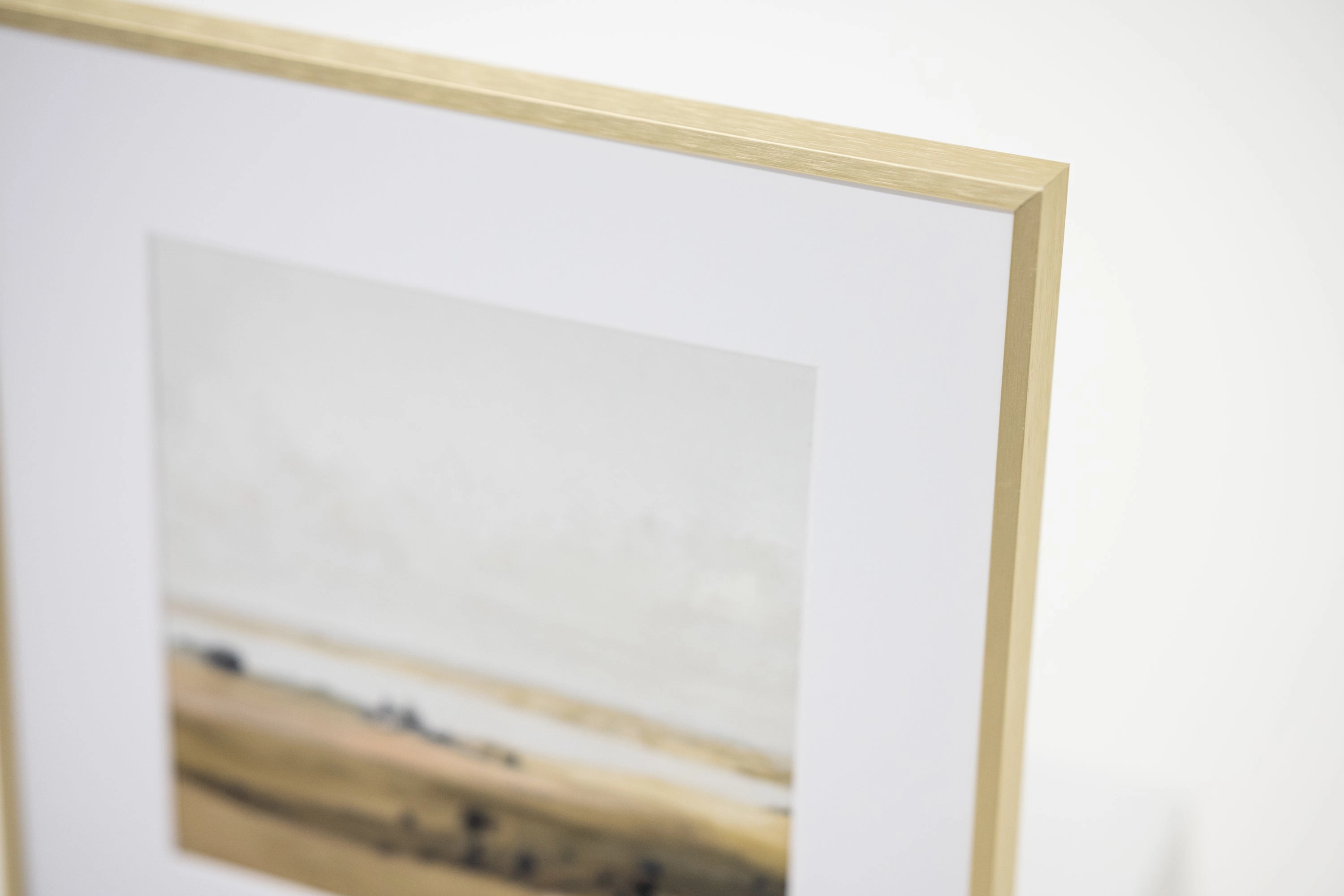Gold Matted Picture Frame