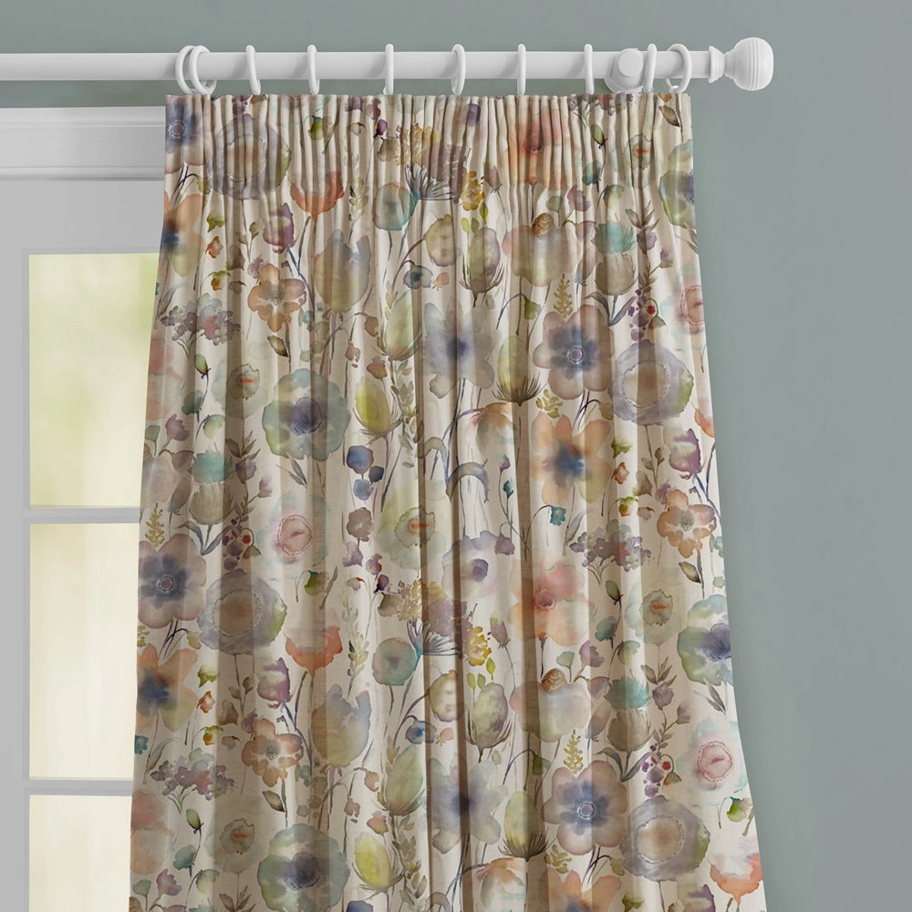 Gospiana Linen Printed Made to Measure Curtains Cloud