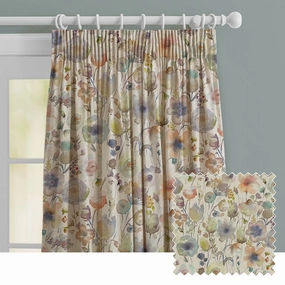 Gospiana Linen Printed Made to Measure Curtains Cloud patterned fashion rug  