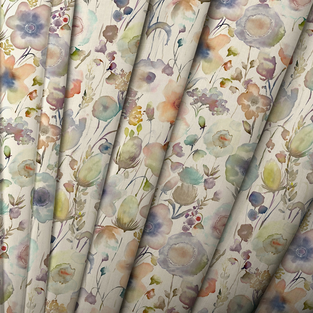 Gospiana Linen Printed Made to Measure Curtains Cloud