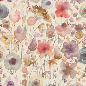 Gospiana Printed Cotton Fabric (By The Metre) Boysenberry elegant table cloth  