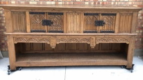 GOTHIC LONG ROUGH HEWN SIDEBOARD interior room decor