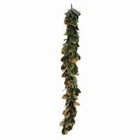 Grand Magnolia Leaf Garland home display ornament