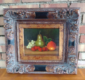 GRAPES AND BERRIES STILL LIFE OIL PAINTING classic mural painting