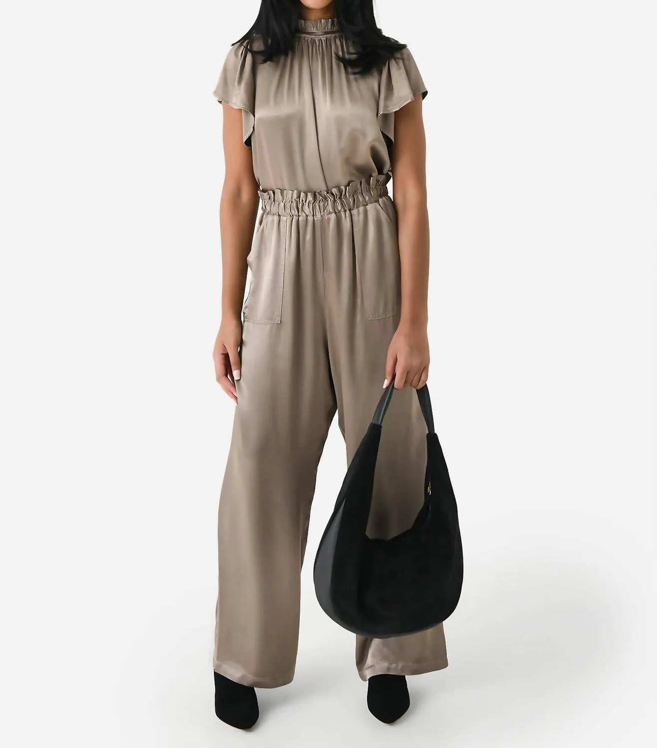 Grayson Hose In Heather Charcoal
