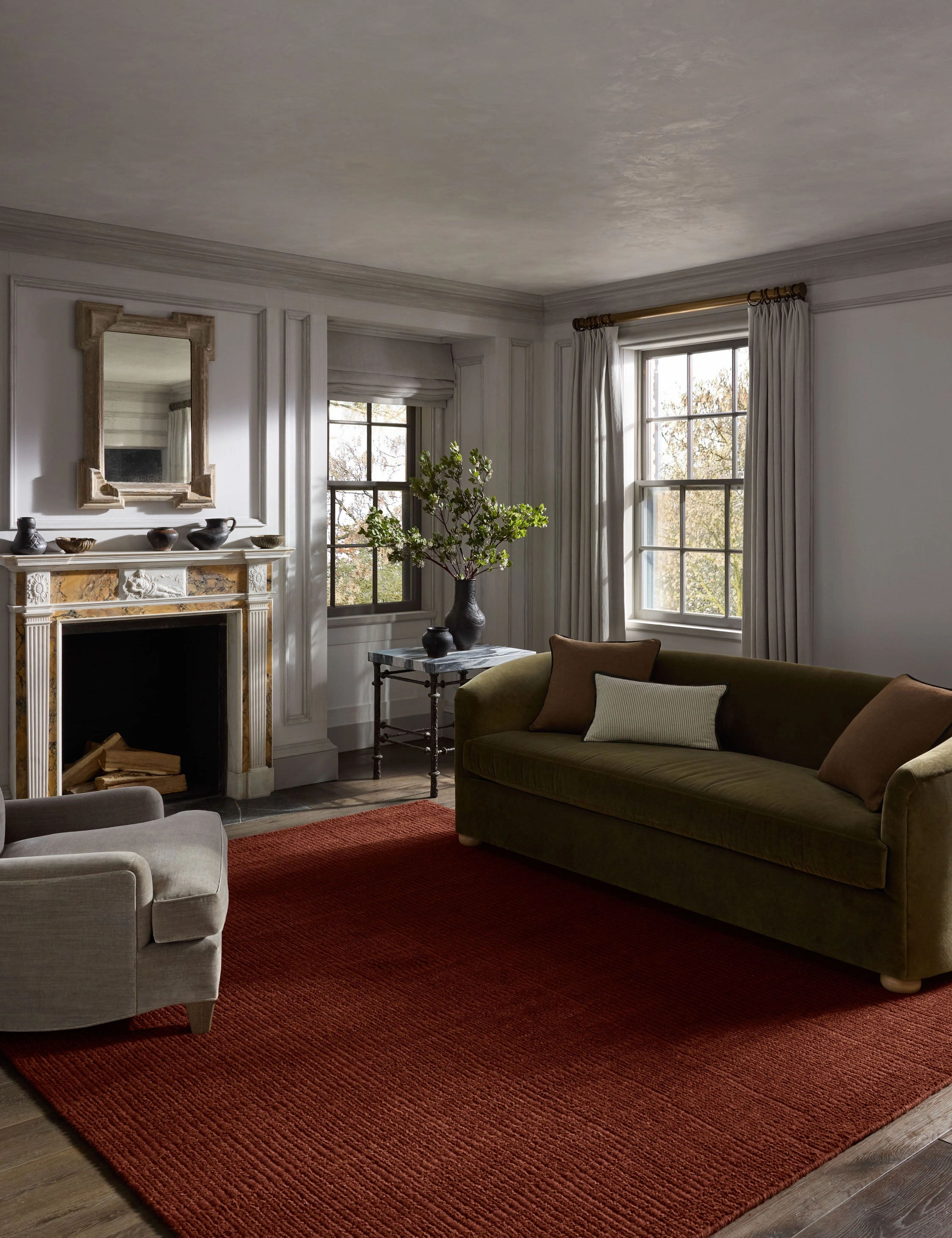 Greenwich Hand-Loomed Wool-Blend Rug by Jeremiah Brent x Loloi
