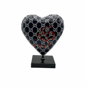 GUCCI HEART  SNAKE BLUE dreamcatcher wall hanging