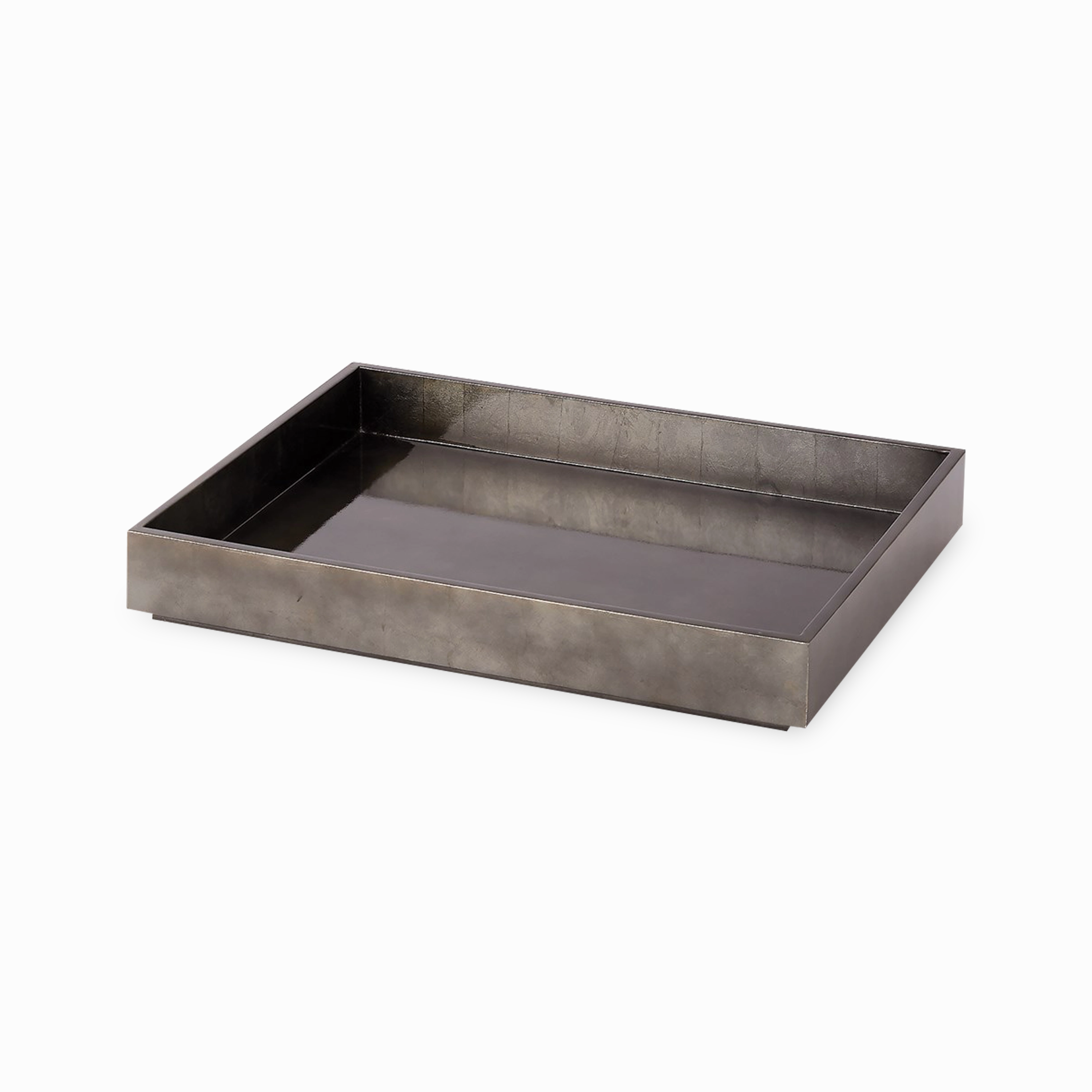 Gunmetal Rectangular Tray elegant wall decor