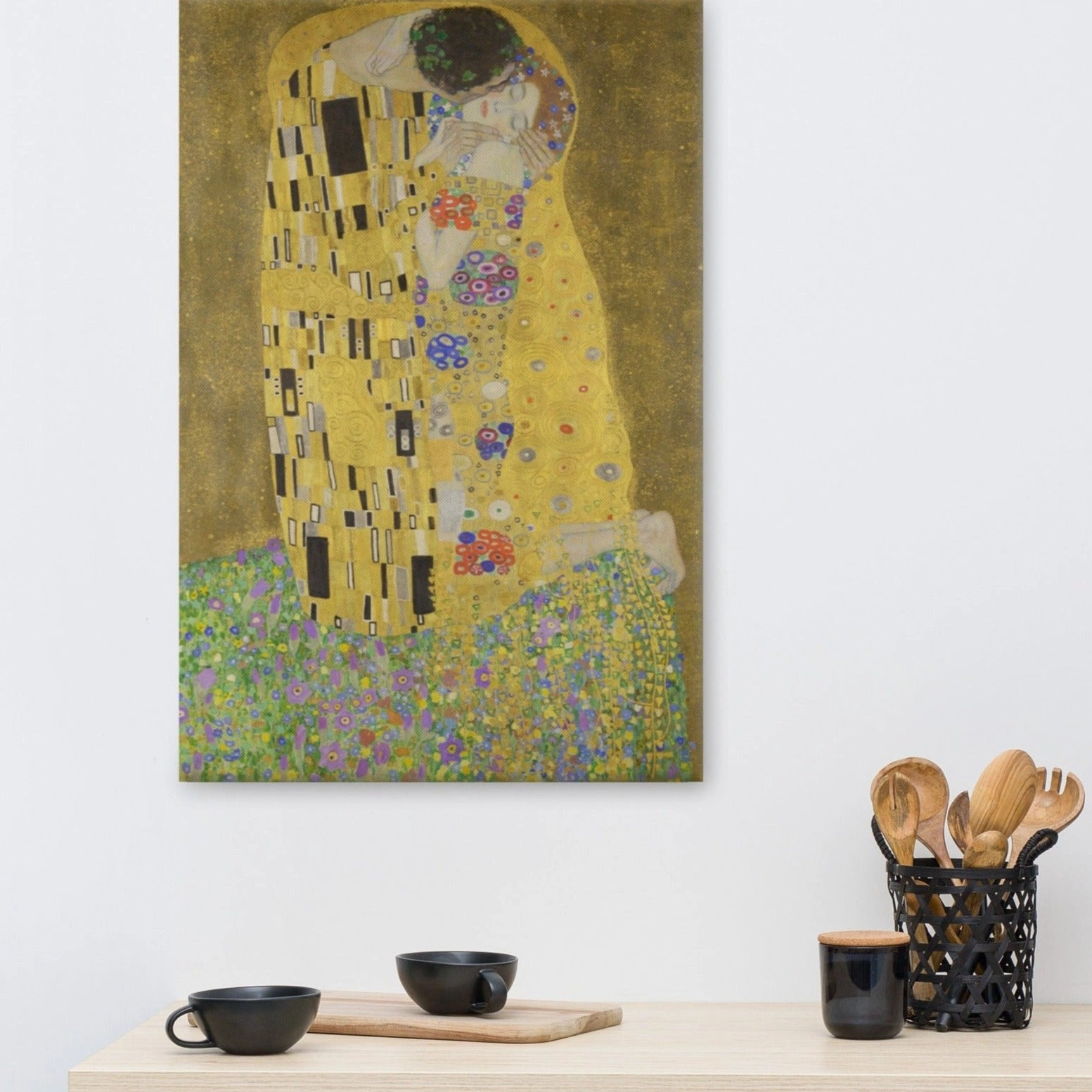 Gustav Klimt, The Kiss - canvas
