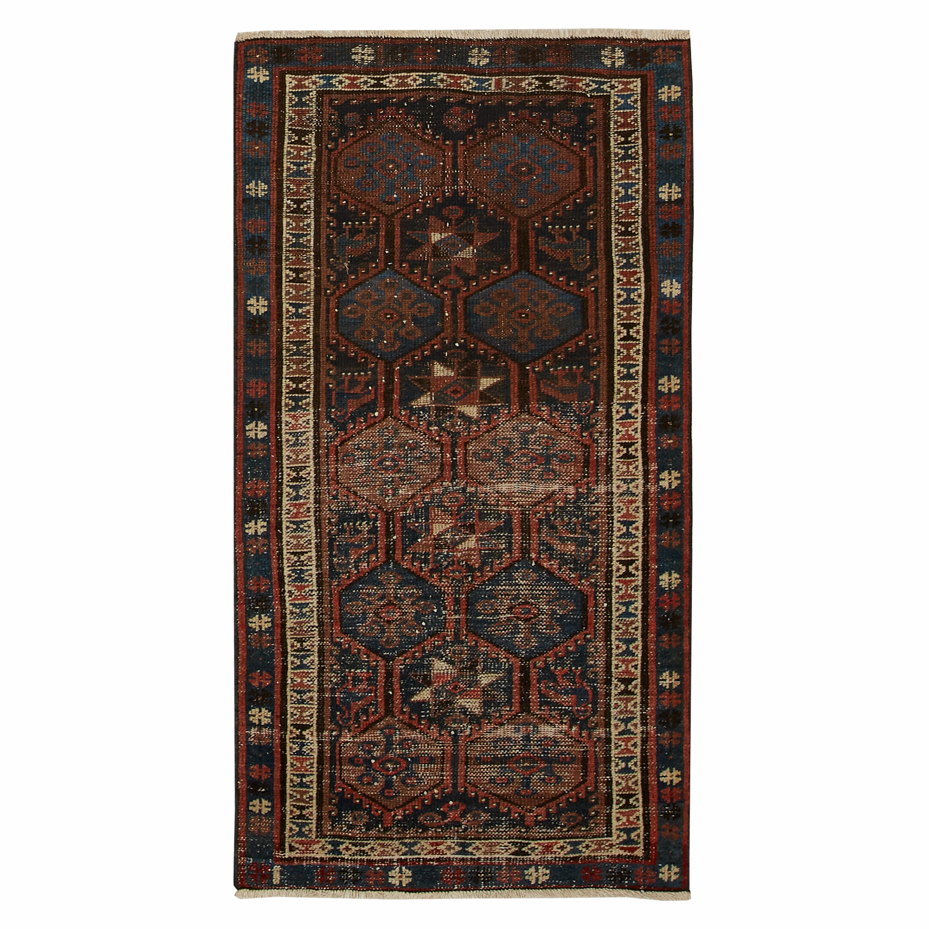 Hamadan C.1970 minimalist everyday rug