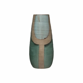 Hand-Painted Terracotta Vase interior room decor