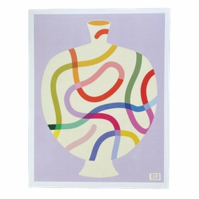 HAPPY LITTLE SQUIGGLES framed wall decor
