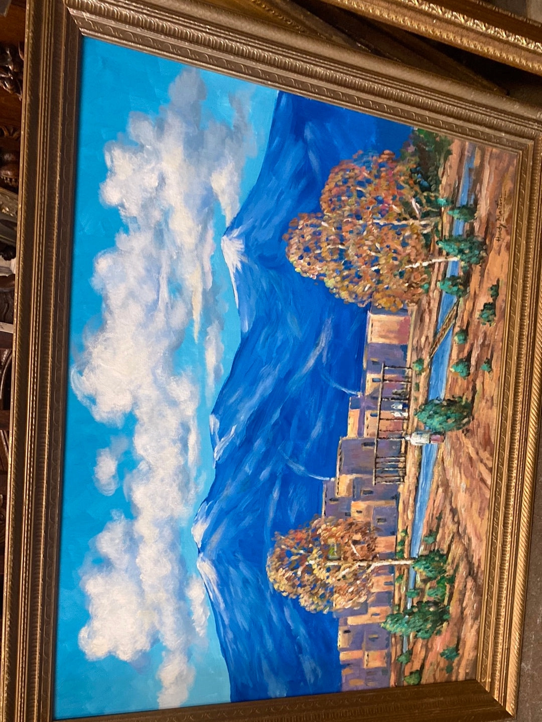 HARDY MARTIN "TAOS DWIGHT HOLMES INSPIRED" PAINTING