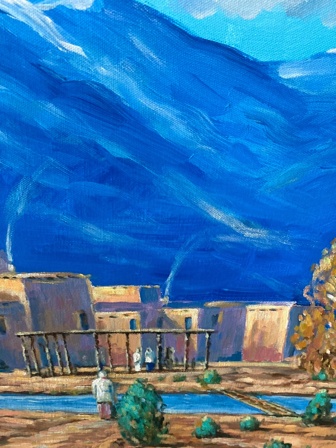 HARDY MARTIN "TAOS DWIGHT HOLMES INSPIRED" PAINTING