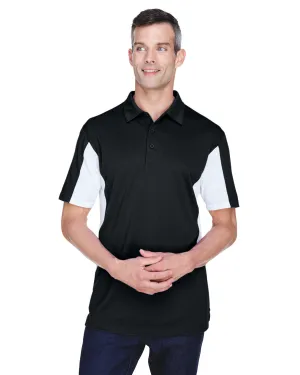 Harriton M355 Herren Polohemd mit Seitenblöcken und Mikropiqué-Stoff