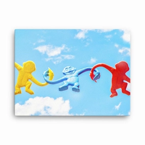 Heavenly Teamwork - Canvas canvas mural art